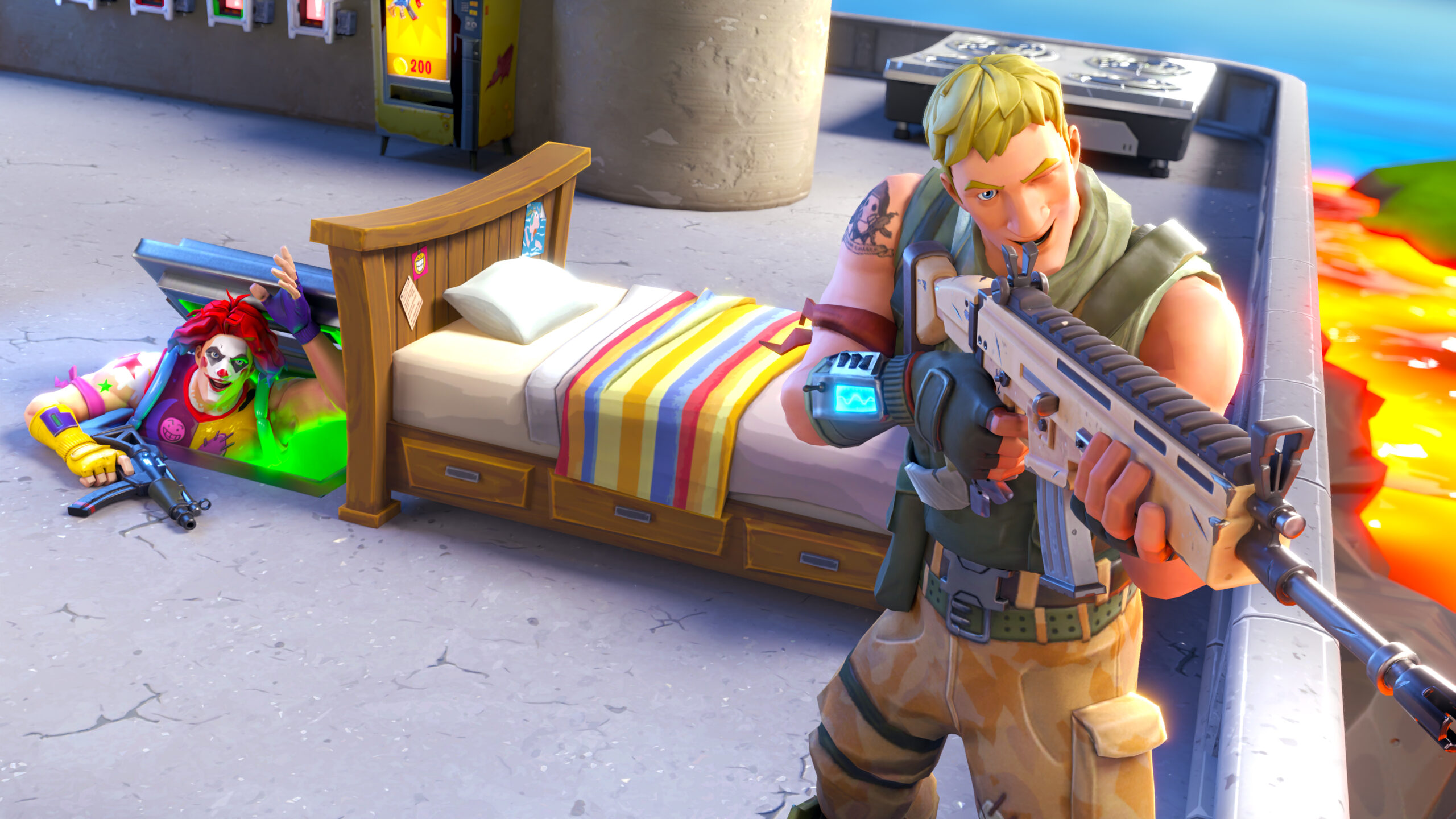 NEW* BED WARS Game Mode In FORTNITE! (Minigame) 